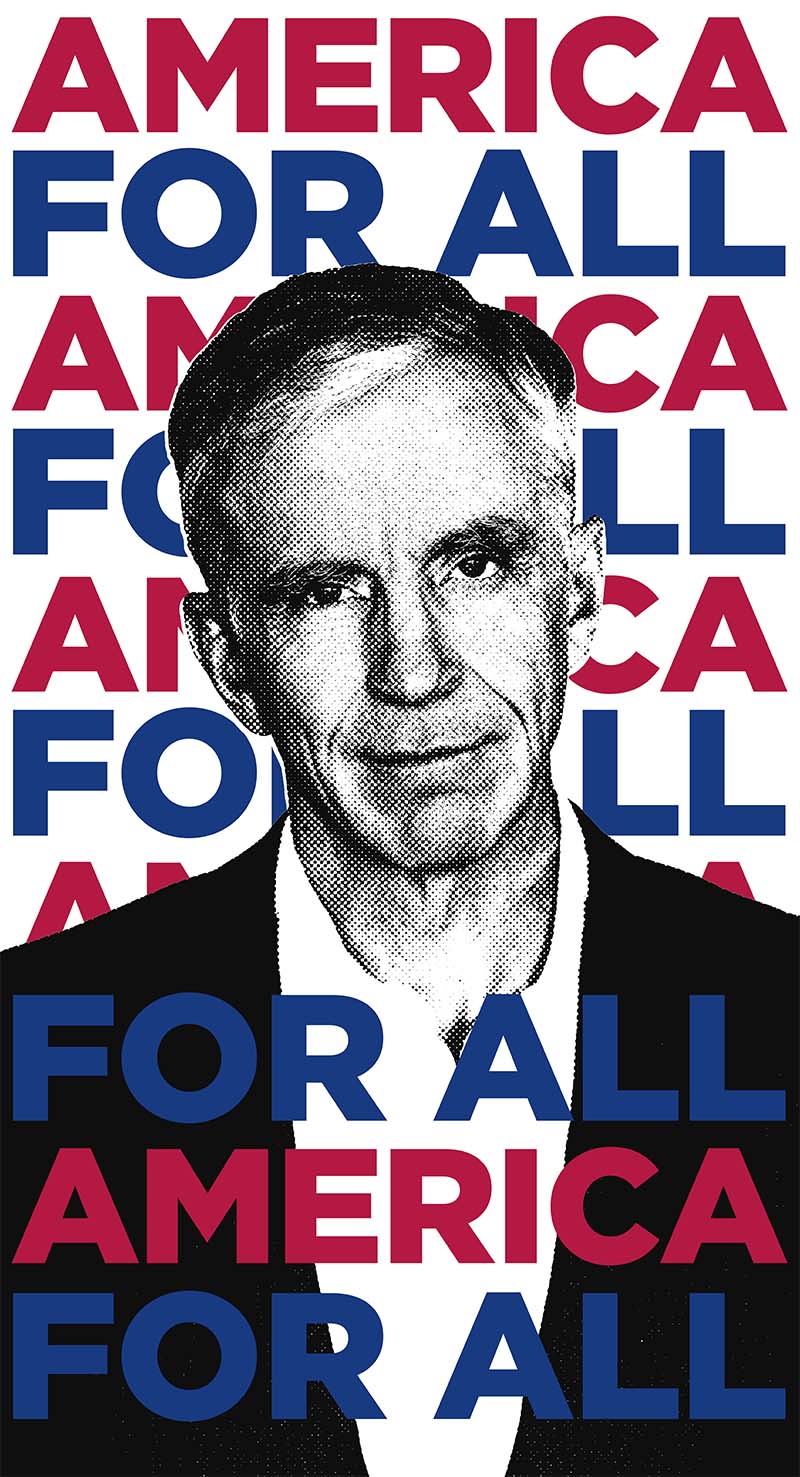 Dan Greaney — America For All campaign poster
