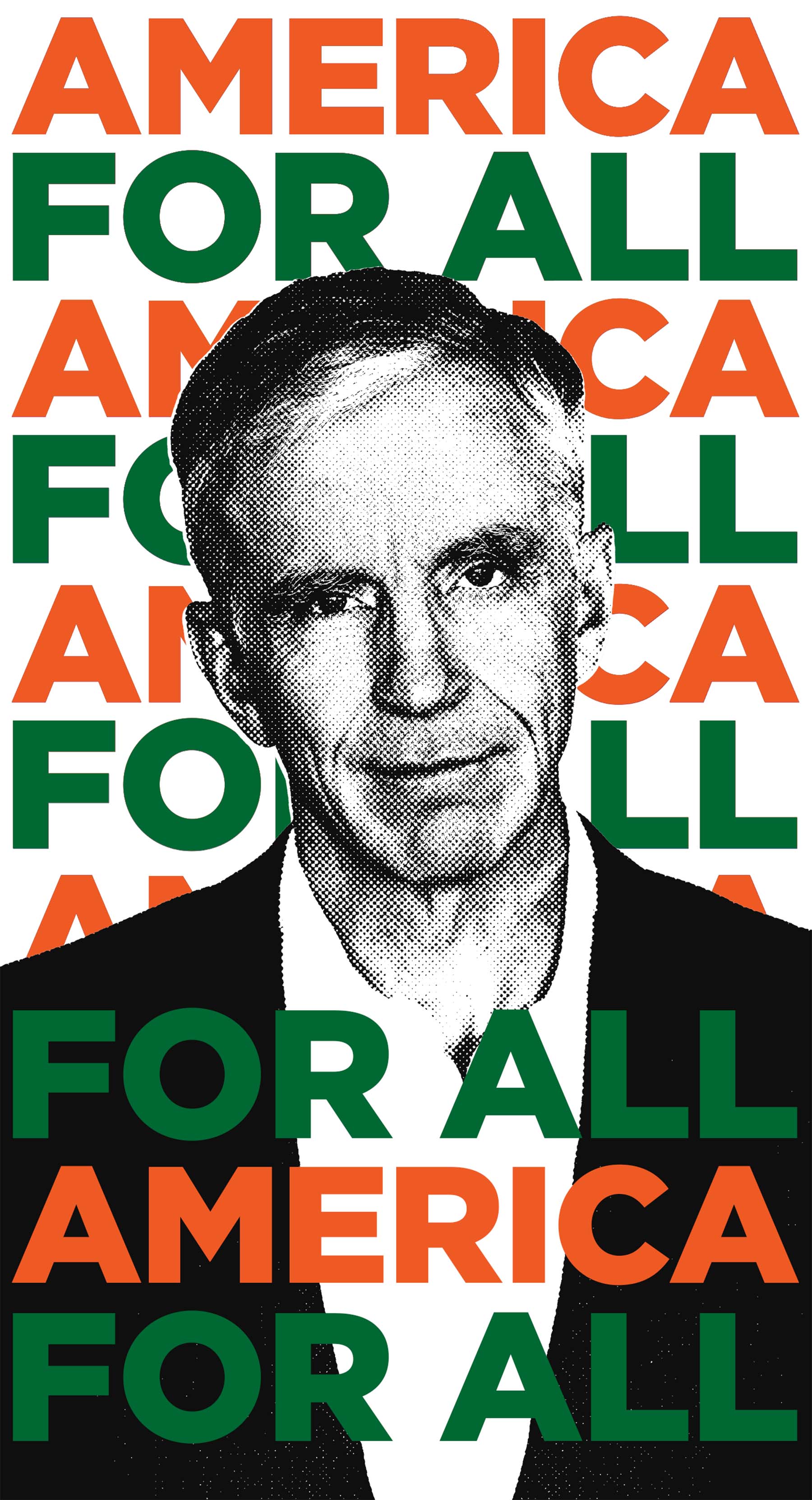 Dan Greaney — America For All campaign poster